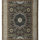 Parisa - Hand Knotted Wool Rug in Grey/Cream