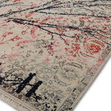 Sora - Hand Knotted Wool Rug In Cream/Blue