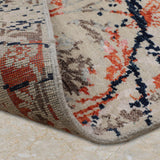 Sora - Hand Knotted Wool Rug In Cream/Blue