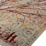 Kaida - Handknotted Wool Rug in Beige/Red