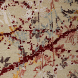 Kaida - Handknotted Wool Rug in Beige/Red