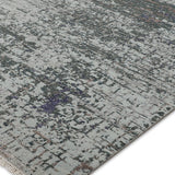 Elara - Handknotted Wool Rug in Grey/Sage Green