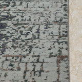 Elara - Handknotted Wool Rug in Grey/Sage Green