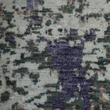 Elara - Handknotted Wool Rug in Grey/Sage Green