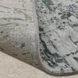 Elara - Handknotted Wool Rug in Grey/Sage Green