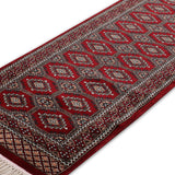 Ziba - Handknotted Wool Rug in Maroon/Brown