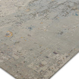 Selene - Hand Knotted Wool Rug In Light Grey/Dark Grey