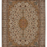Marika - Hand Knotted Wool Rug in Cream/Ivory