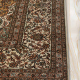 Marika - Hand Knotted Wool Rug in Cream/Ivory