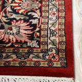 Safa - Hand Knotted Wool Rug In Rust/Blue
