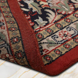 Safa - Hand Knotted Wool Rug In Rust/Blue