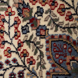 Zara - Hand Knotted Wool Rug In Crimson Red/Navy Blue