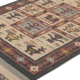 Tayoor - Hand Woven Jute Rug In Beige/Black