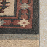Tayoor - Hand Woven Jute Rug In Beige/Black