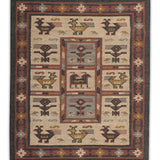Tayoor - Hand Woven Jute Rug In Beige/Black