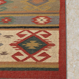 Kavish - Hand Woven Jute Rug in Beige/Rust