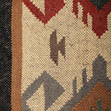Kavish - Hand Woven Jute Rug in Beige/Rust