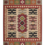 Zaroon - Hand Woven Jute Rug In Beige/Rust