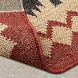 Zaroon - Hand Woven Jute Rug In Beige/Rust