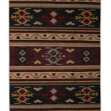 Runa - Hand Woven Wool Rug In Black/Beige