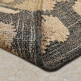 Kianoush - Hand Woven Jute Rug In  Beige/Brown