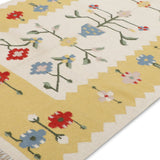 Roxana - Hand Woven Wool Rug In Yellow/Cream