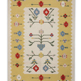 Roxana - Hand Woven Wool Rug In Yellow/Cream