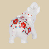 Hasti Pushpa - Sculpture in Marble