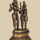Shiv-Parvati Abhay - Sculpture in Brass